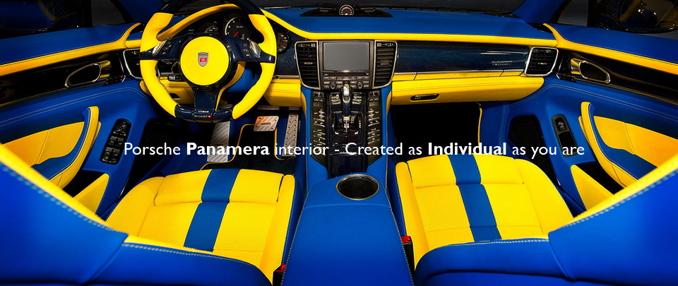 Individual Custom Interior Design for Porsche Panamera