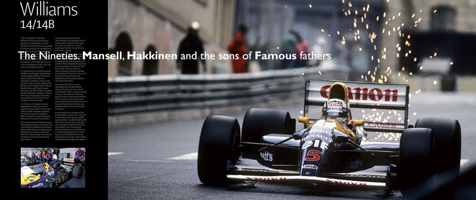 The Nineties. Mansell, Hakkinen and the sons of famous fathers