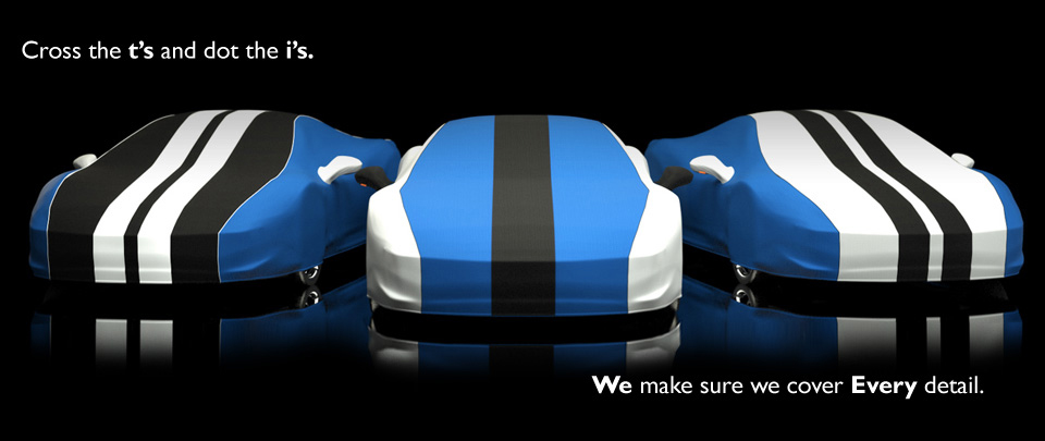 we can design and produce a custom fully protective cover for your vehicle