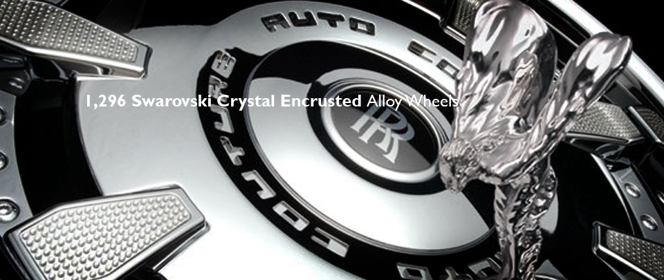 Bespoke Luxury Alloy Wheels with Encrusted with Genuine Swarovski Crystals