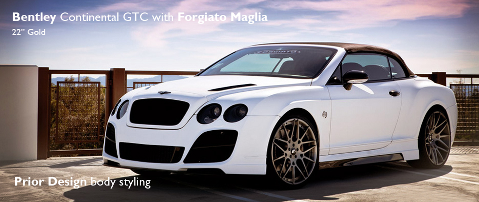 22 inch Maglia alloy wheels from the luxury brand FORGIATO
